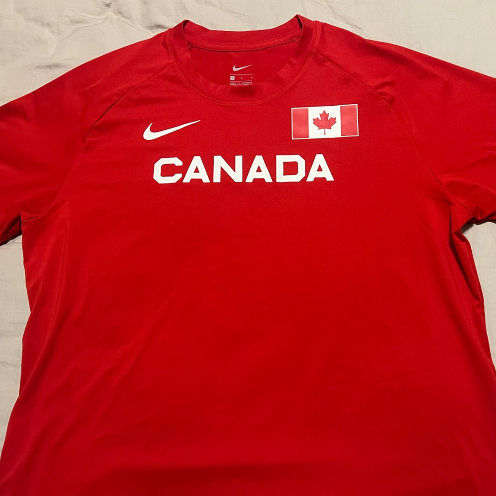RARE Nike Canada Olympics Basketball National Team Elite shirt World Cup jersey